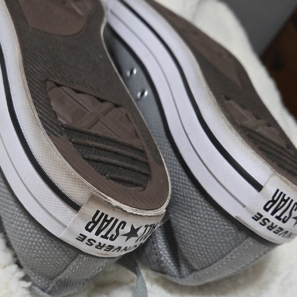 Converse Charcoal High-Top Sneakers - Picture 6 of 6